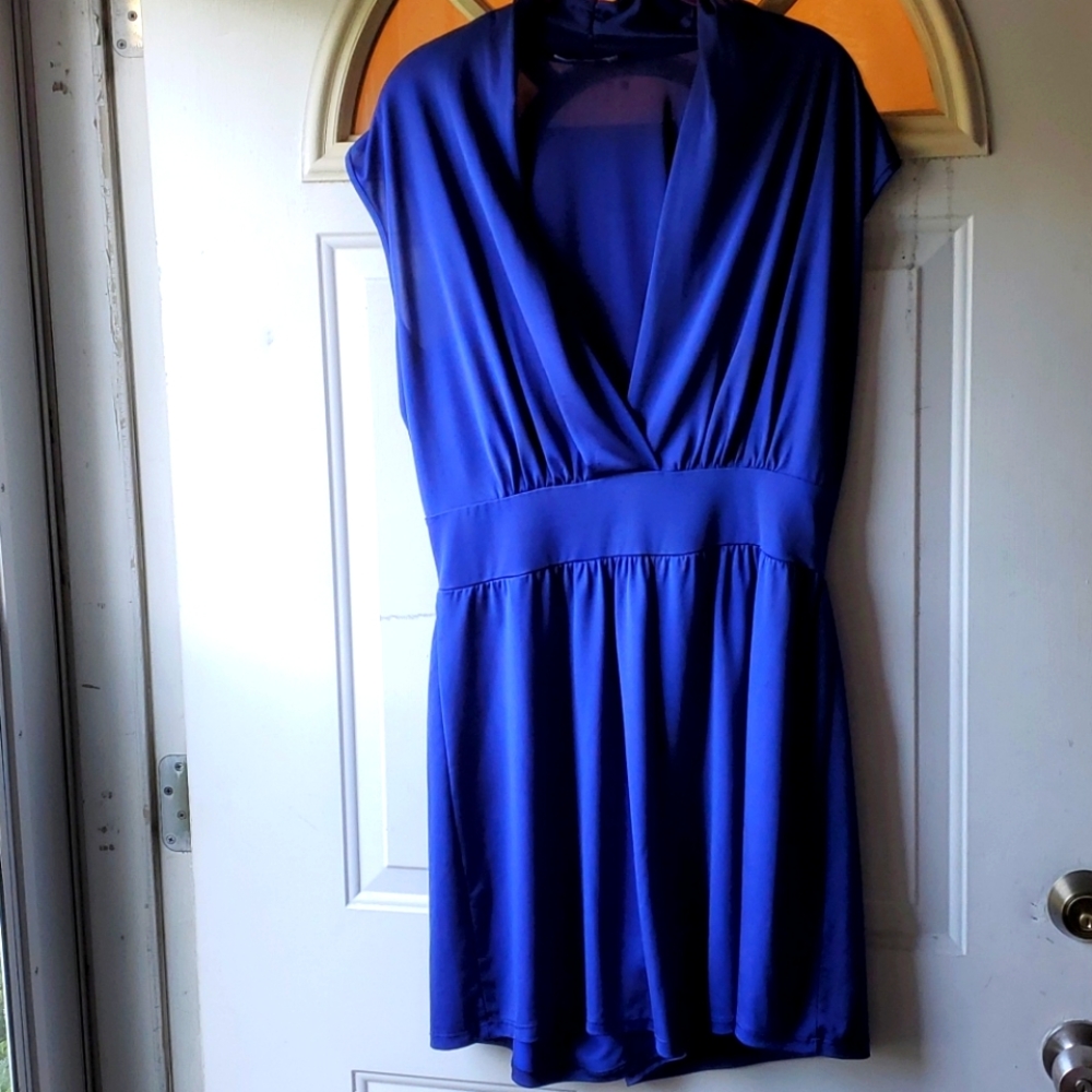 Blue 1x romper
